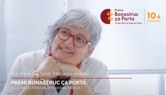 Dra. Imma Sau. Premi Bonastruc ça Porta. 10a edició