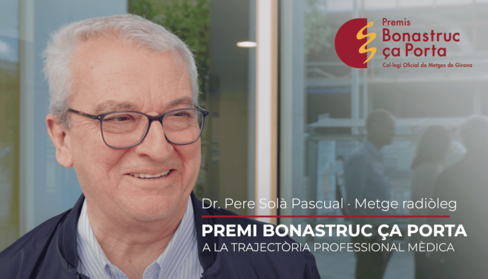 Premi Bonastruc ça Porta 2026: Dr. Pere Solà Pascual, metge radiòleg