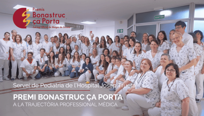 Premi Bonastruc ça Porta 2026 · Servei de Pediatria de l'Hospital Josep Trueta